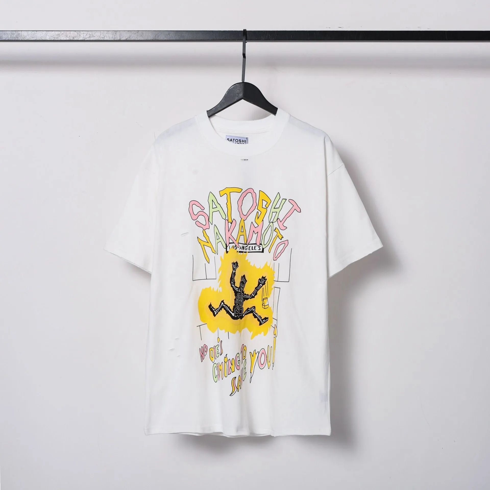 Satoshi Nakamoto T-Shirts Graphic studded T-Shirt — D3473