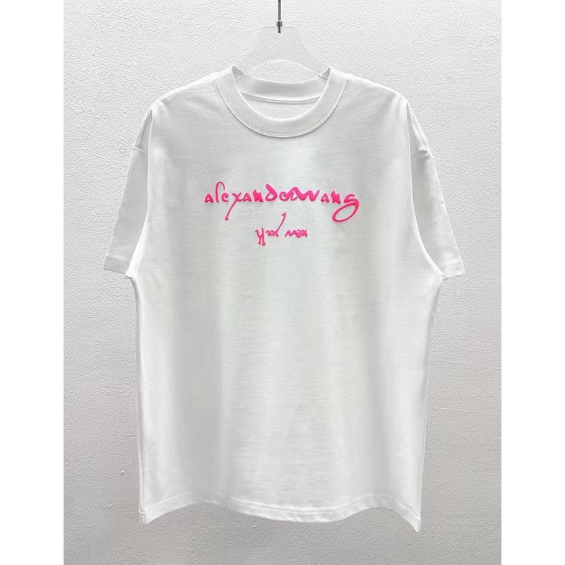 Alexander Wang T-Shirts Graphic Logo T-Shirt — 10-1