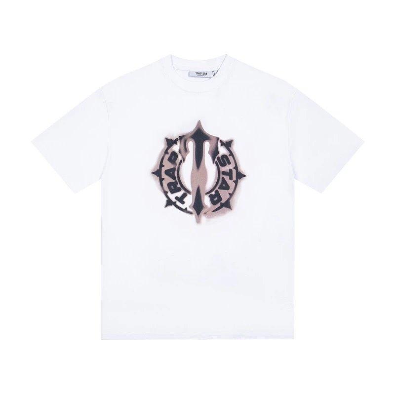 Trapstar T-Shirts Graphic Logo T-Shirt — T37 white