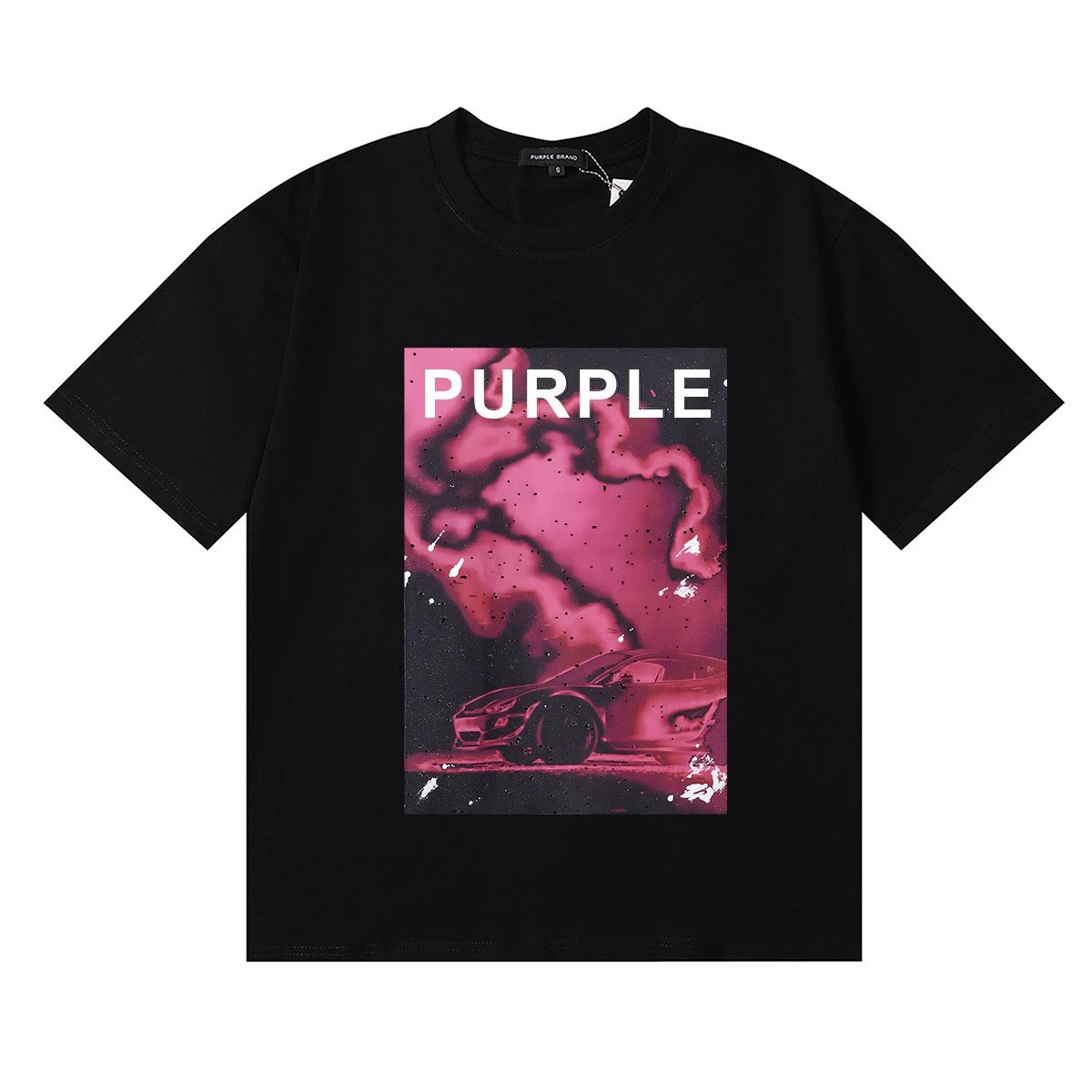 Purple Brand T-Shirts Graphic Print — 3069-2