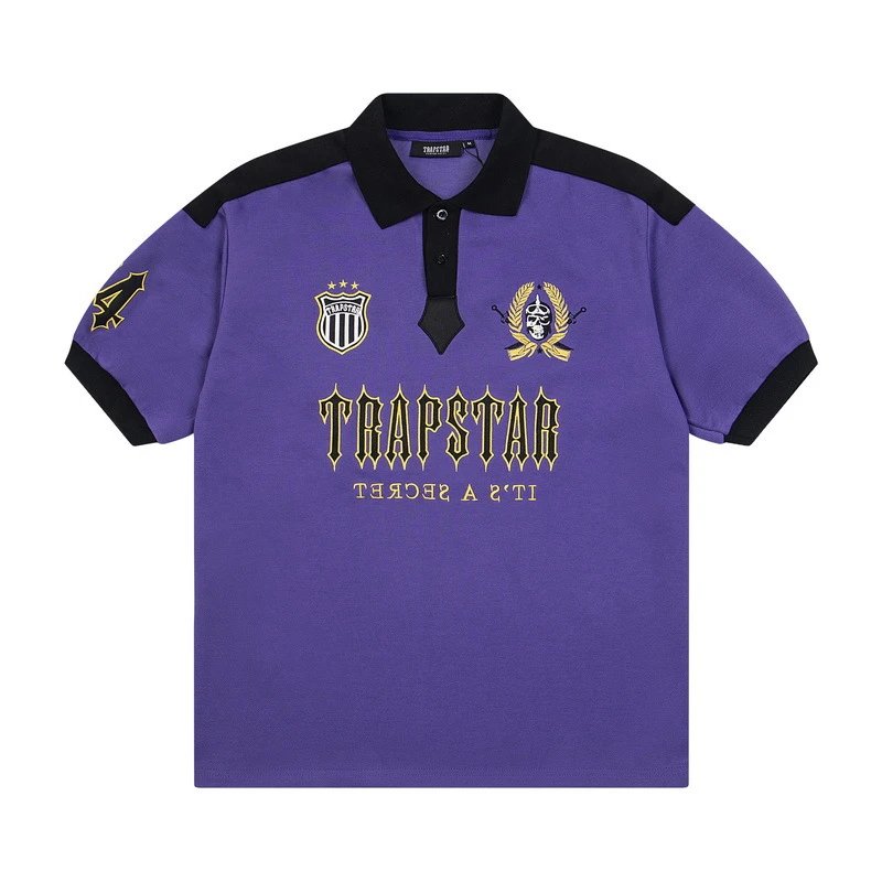 Trapstar T-Shirts Graphic Logo T-Shirt — T 15 purple