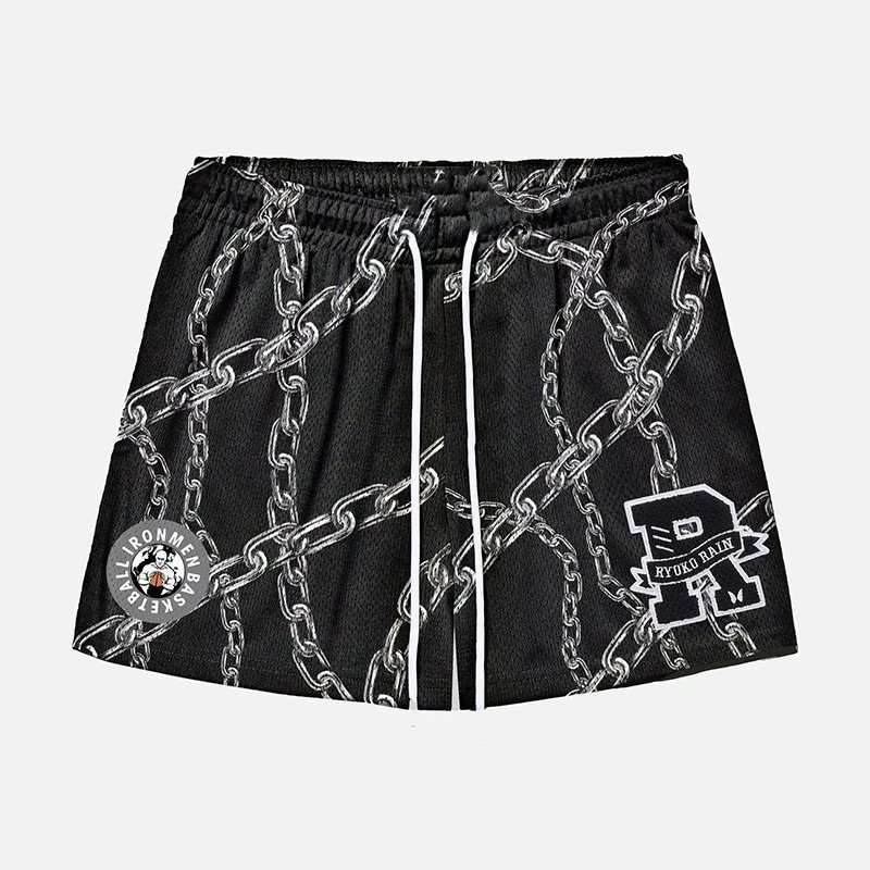 Ryoko Rain Shorts Mesh Graphic Basketball image 3