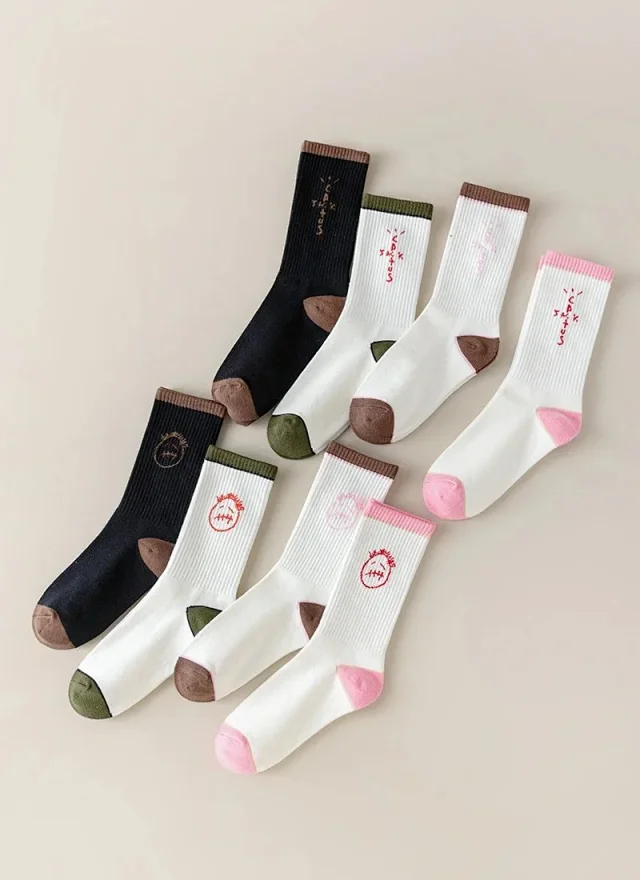 Cactus Jack Socks Ribbed crew with embroidered graphic motifs product detail image 4