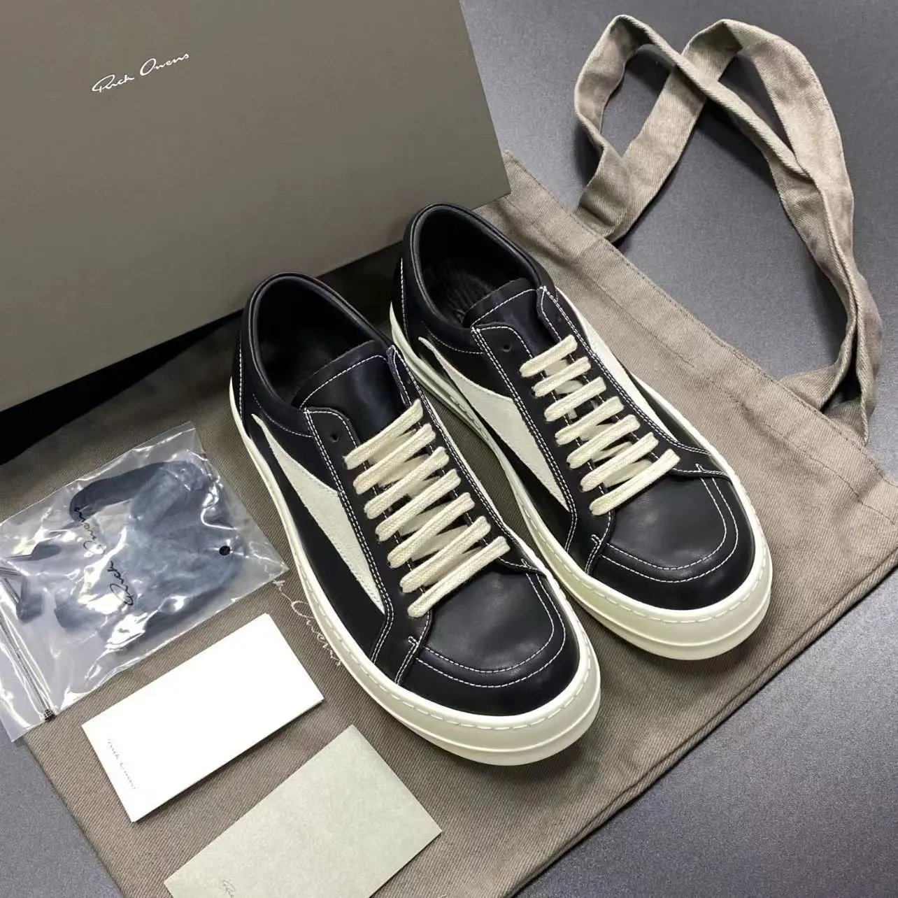 Rick Owens Jumbo Lace Padded Low