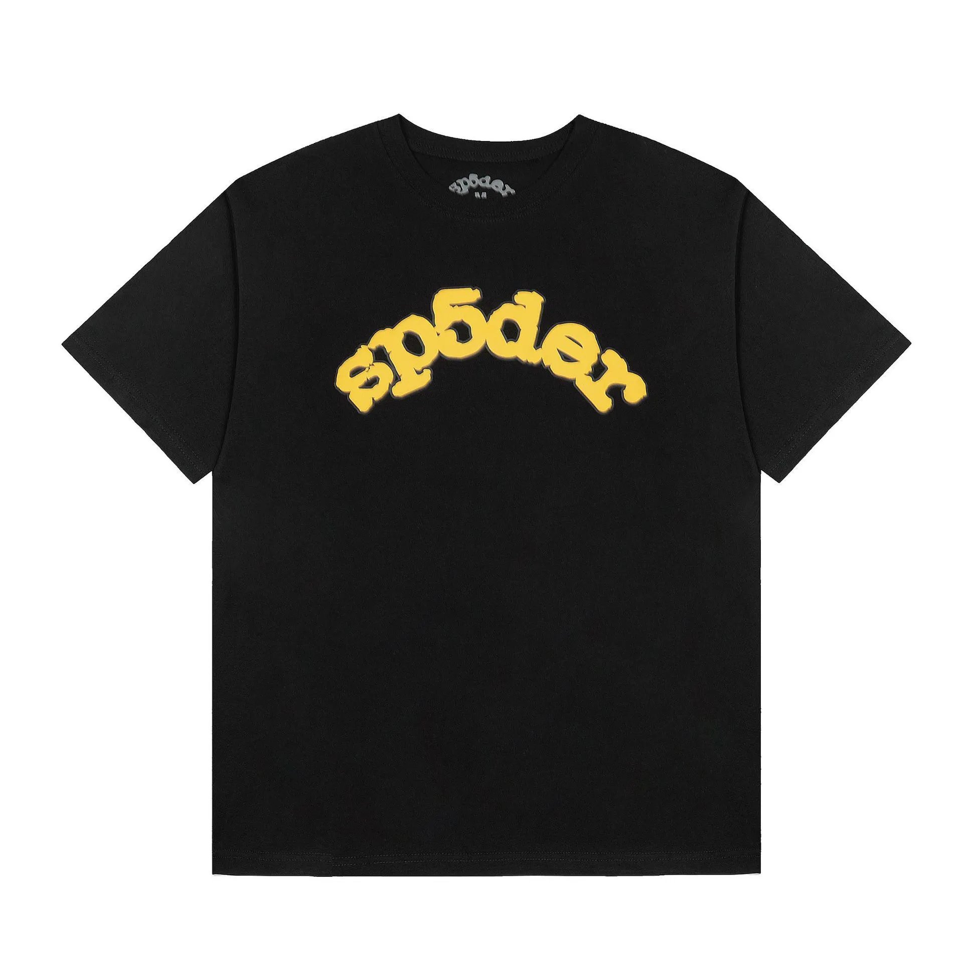 Sp5der T-Shirts Graphic Print — S741 black