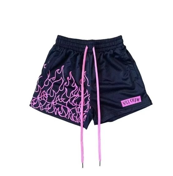 Design Kinetic Medusa Print Swim Shorts Black Shorts - 21