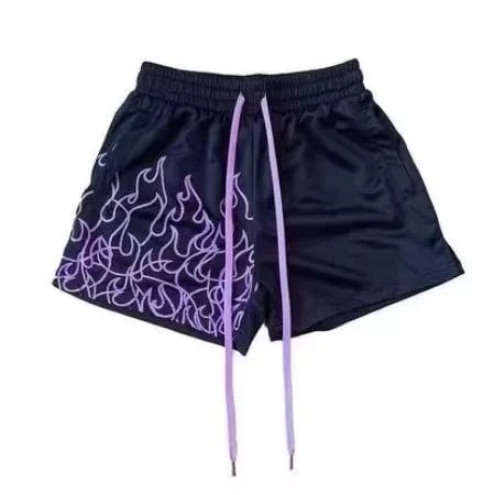 Design Kinetic Medusa Print Swim Shorts Black Shorts - 24