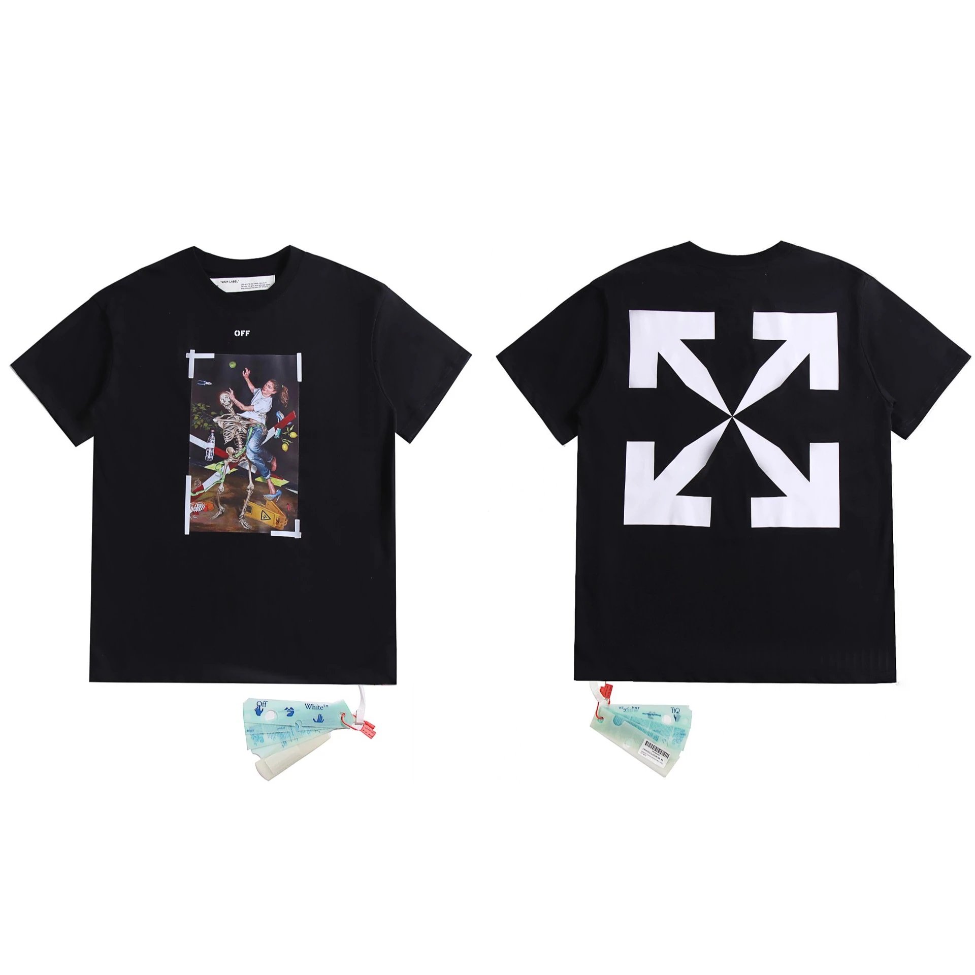 Off-White T-Shirts Arrow graphic print — 2068 Black