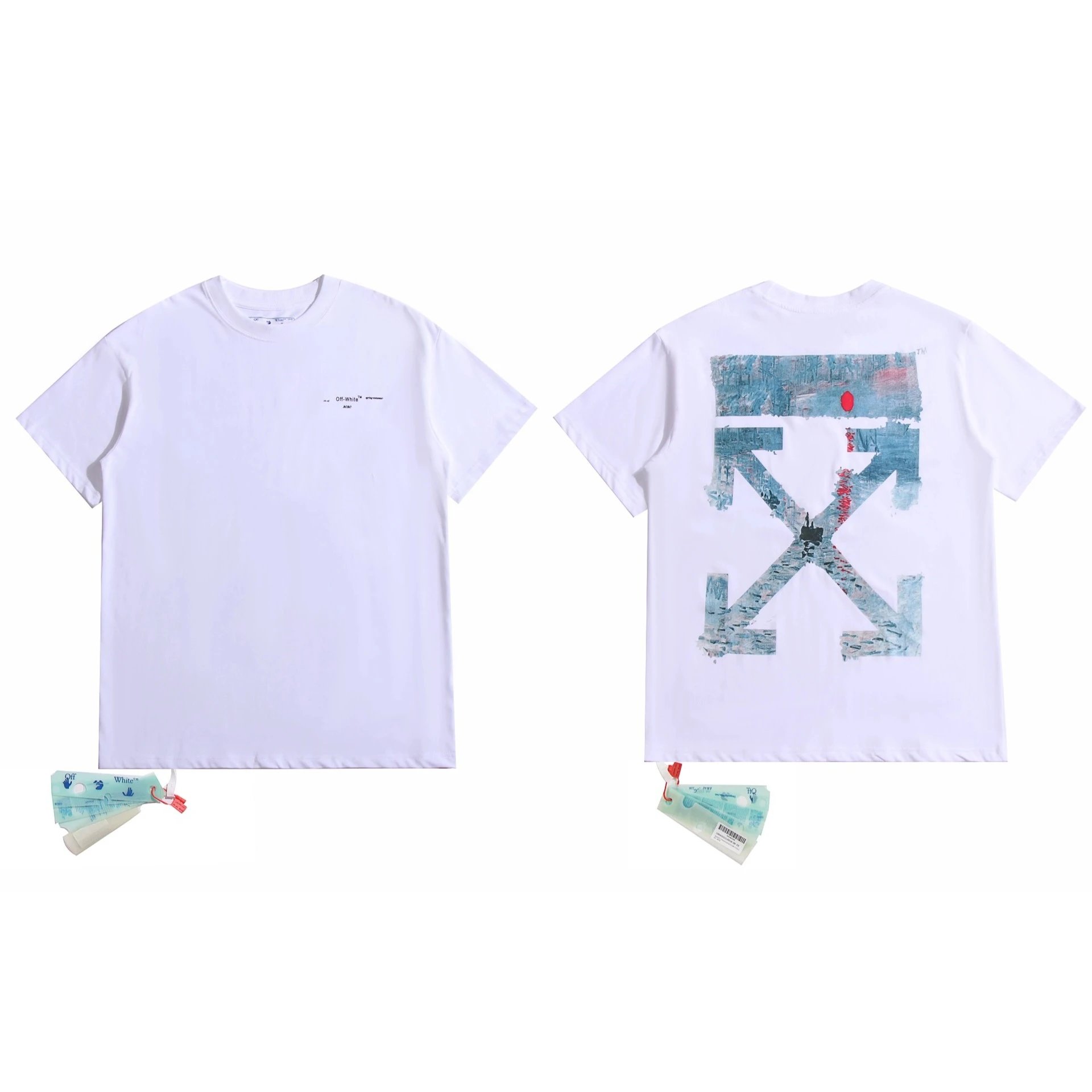 Off-White T-Shirts Arrow graphic print — 2063 White