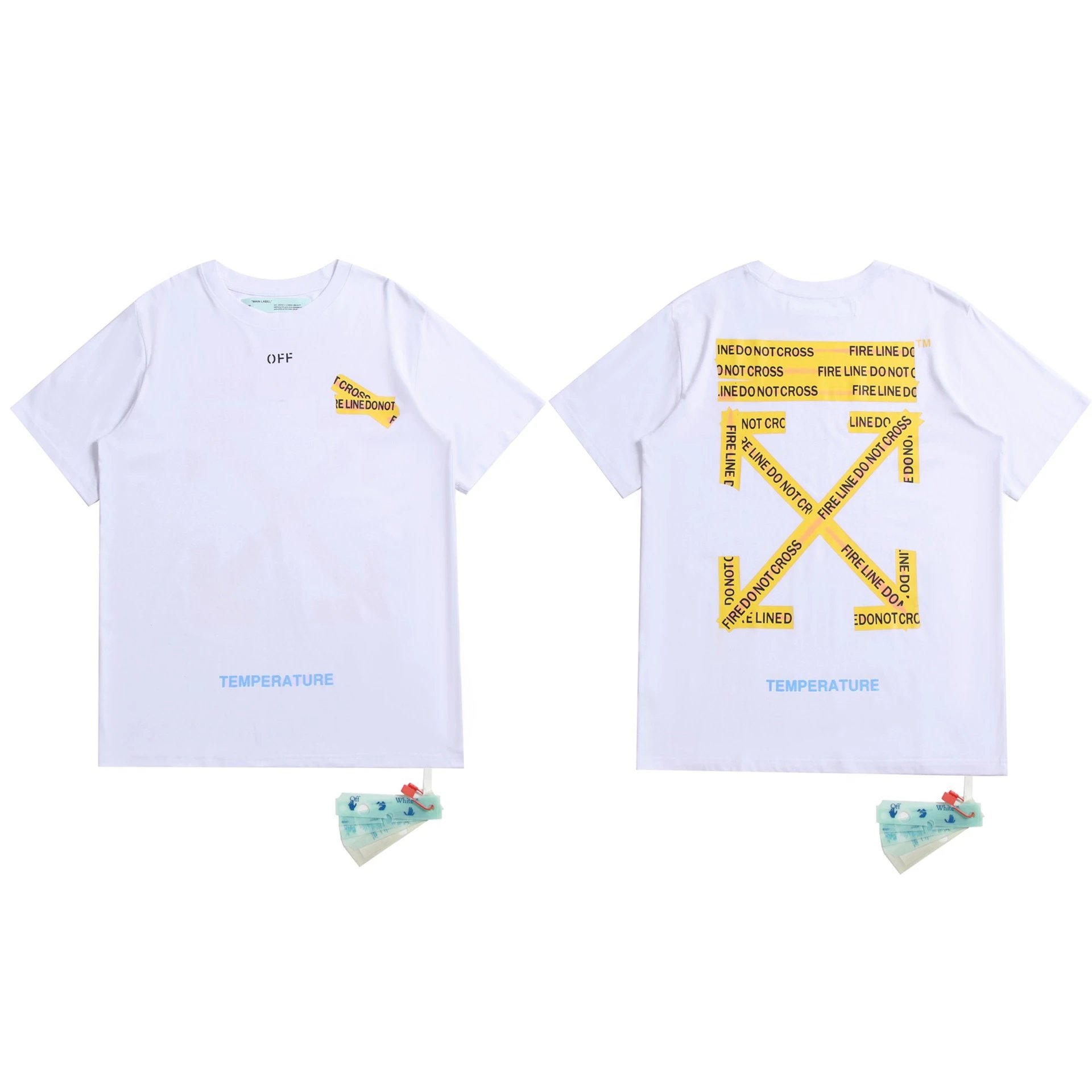 Off-White T-Shirts Arrow graphic print — 2072 White