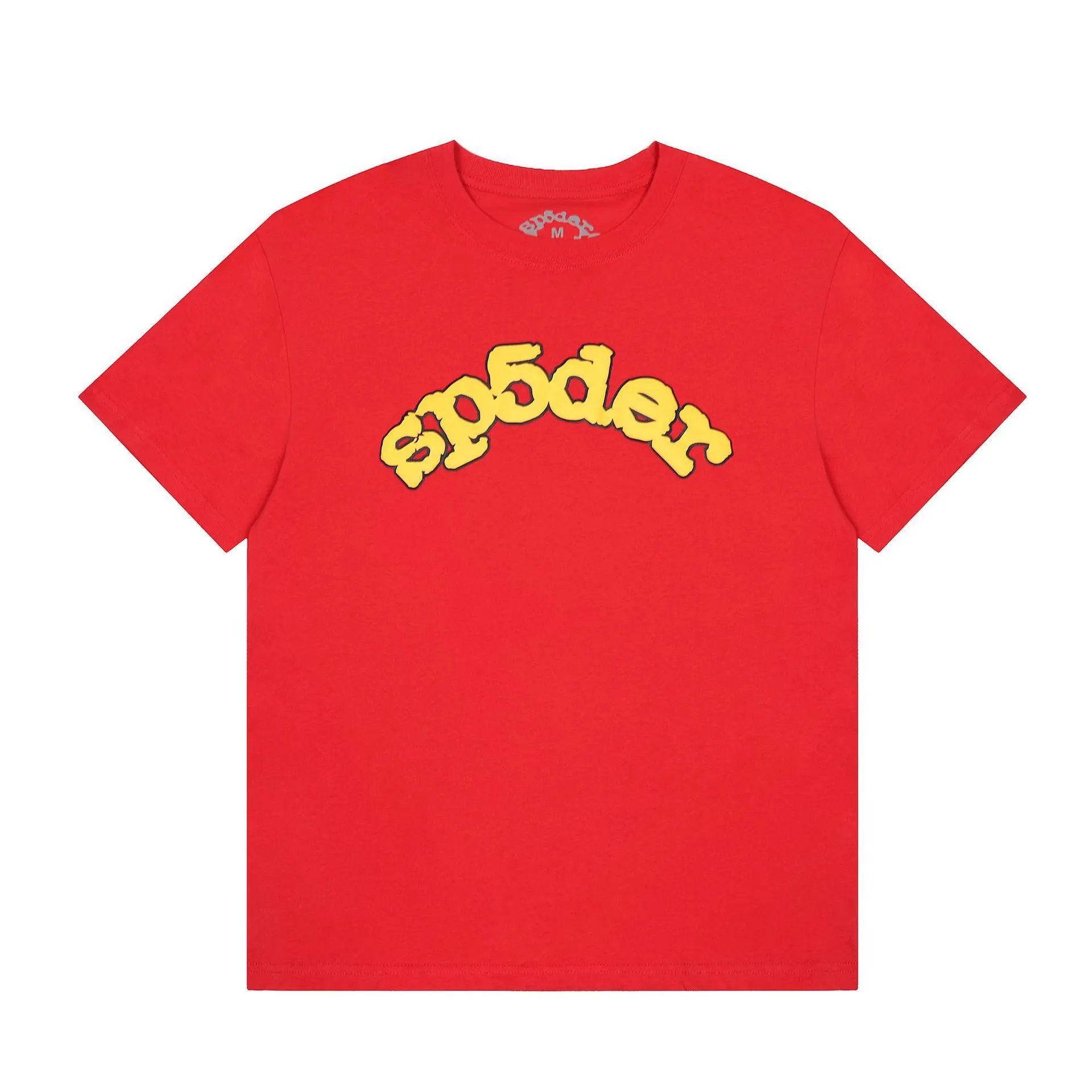 Sp5der T-Shirts Graphic Print — S741 red
