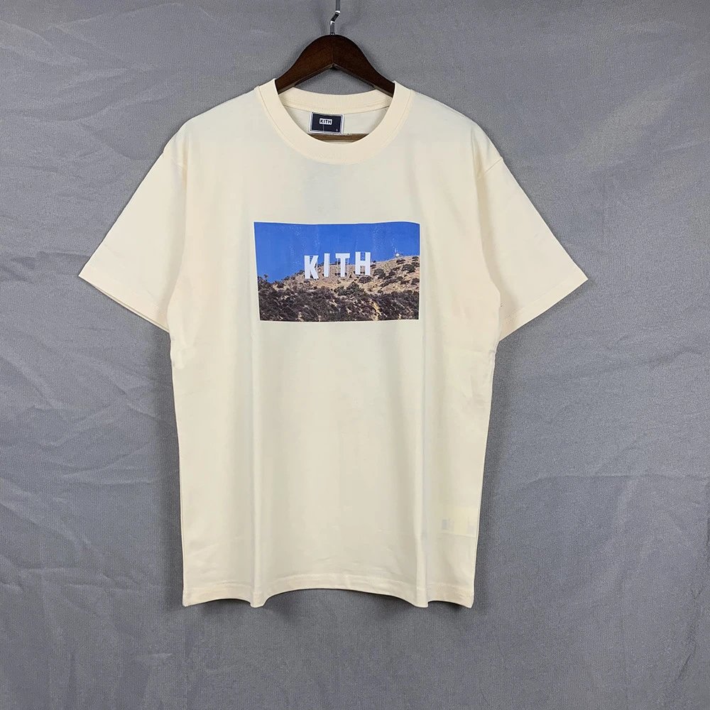 Kith T-Shirts Spider-Man Graphic T-Shirt — 8025 Apricot color