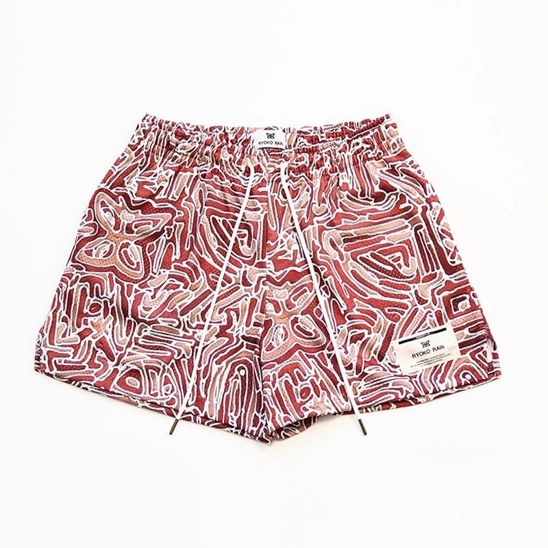 Ryoko Rain Shorts Mesh Graphic Basketball — RyokoRain--30