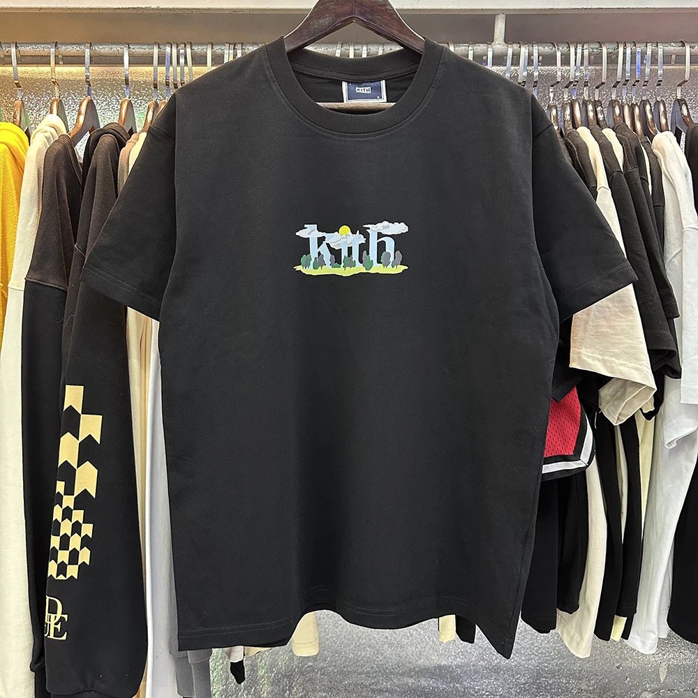Kith T-Shirts Spider-Man Graphic T-Shirt — 8033 black