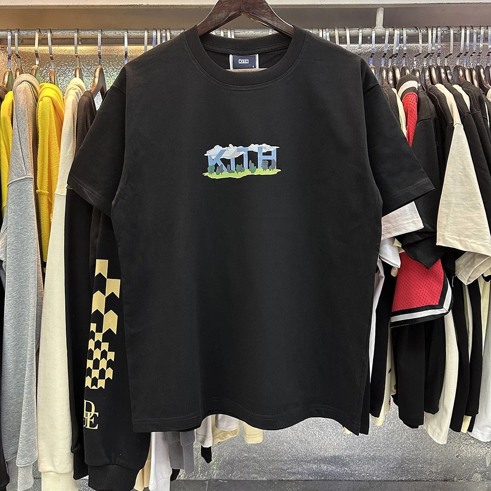 Kith T-Shirts Spider-Man Graphic T-Shirt — 8032 black