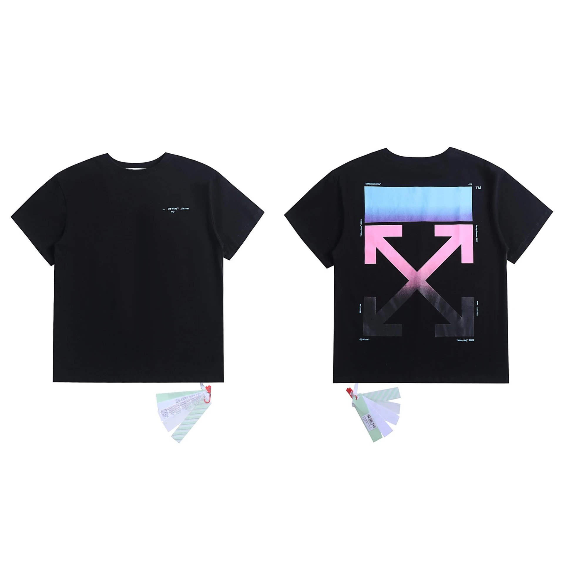 Off-White T-Shirts Arrow graphic print — 2075 Black