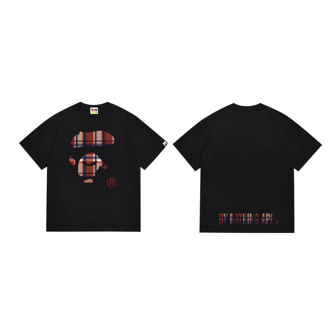 BAPE T-Shirts Short-Sleeve Graphic Print — 192 black