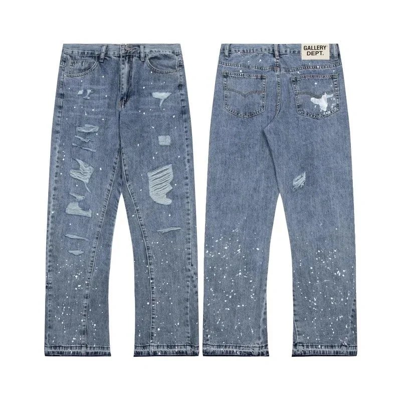 Gallery Dept. Jeans Paint-Splatter Ripped — 24