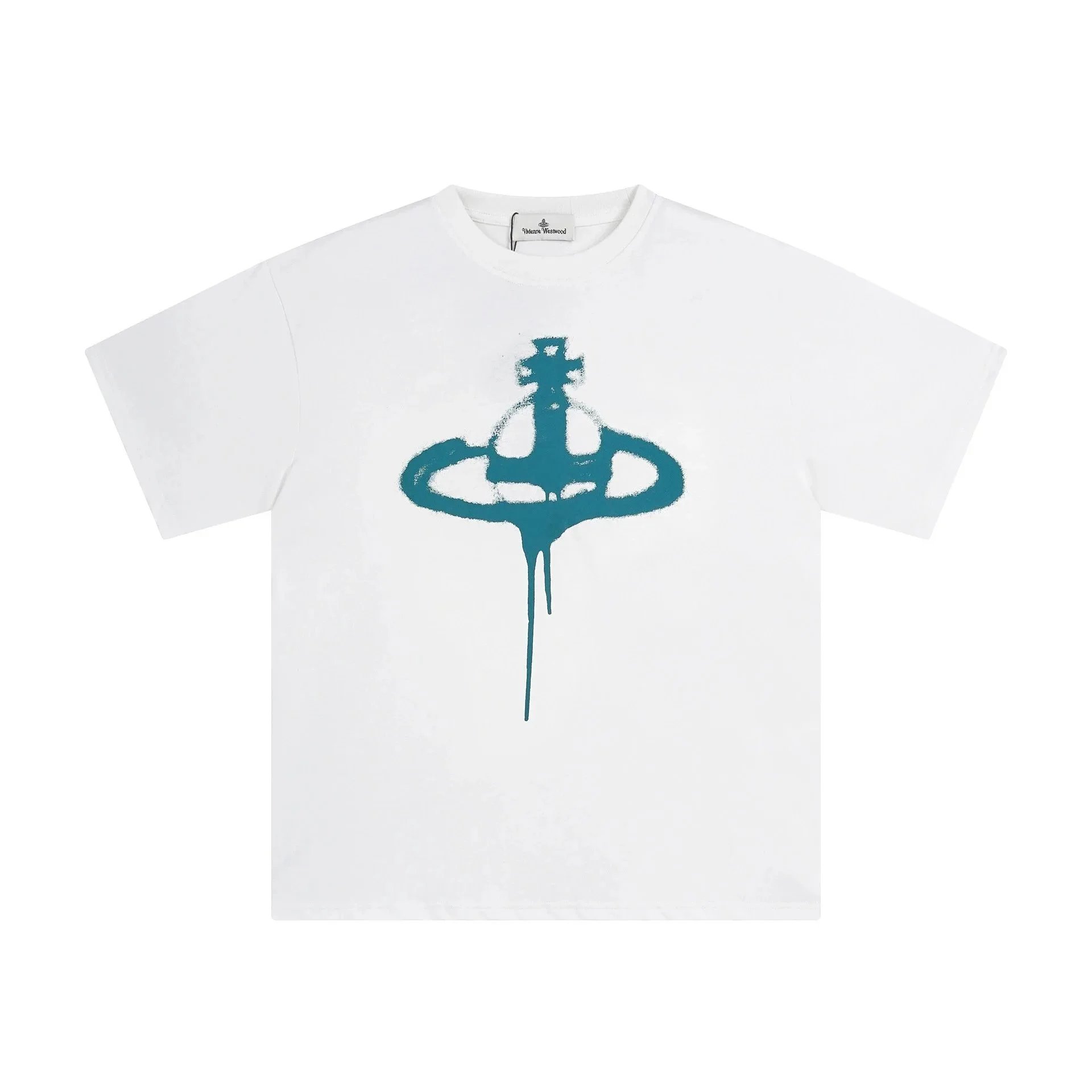 Vivienne Westwood T-Shirts Orb Logo Short-Sleeve T-Shirt — 2509 white