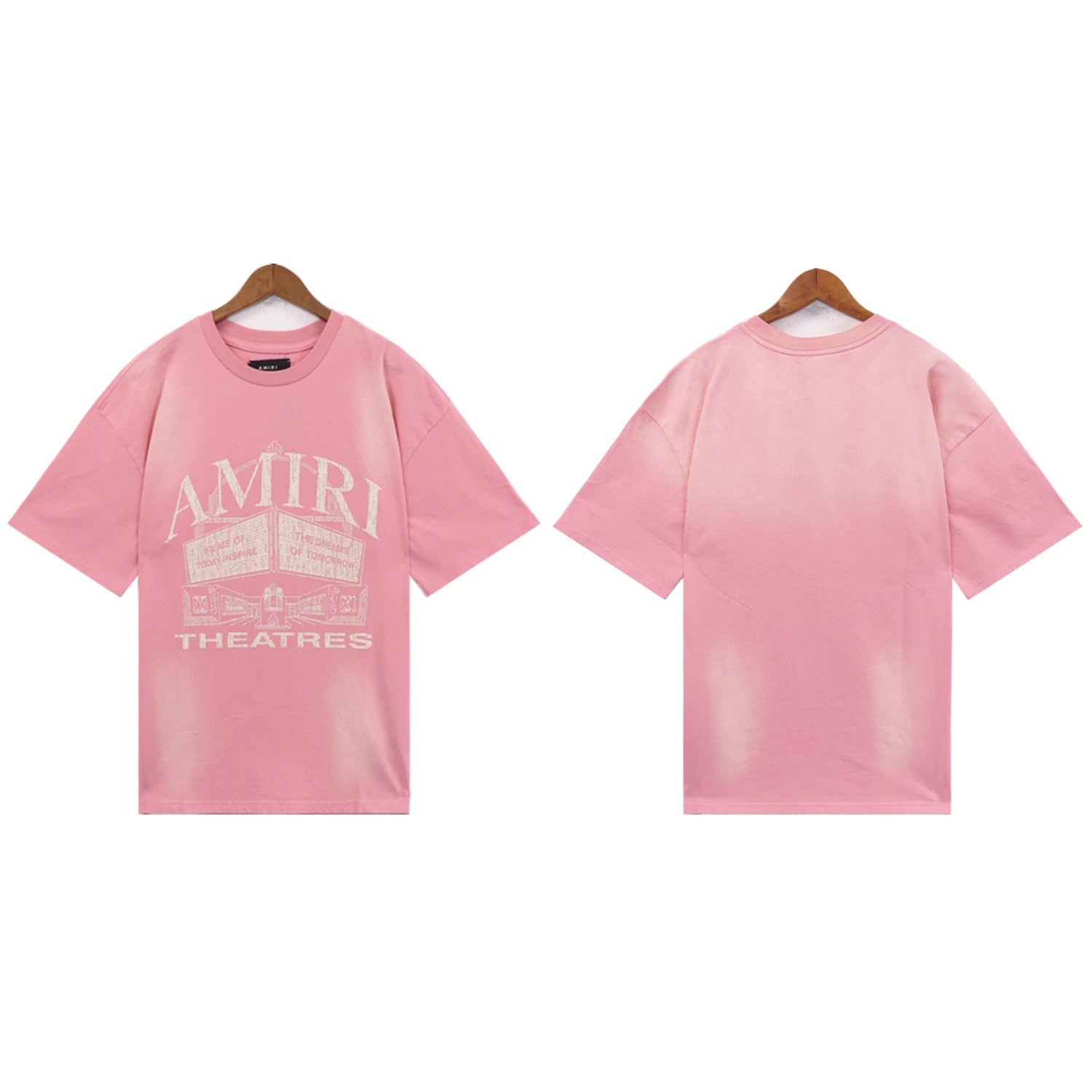 AMIRI T-Shirts Washed Graphic T-Shirt — 2219 wash powder