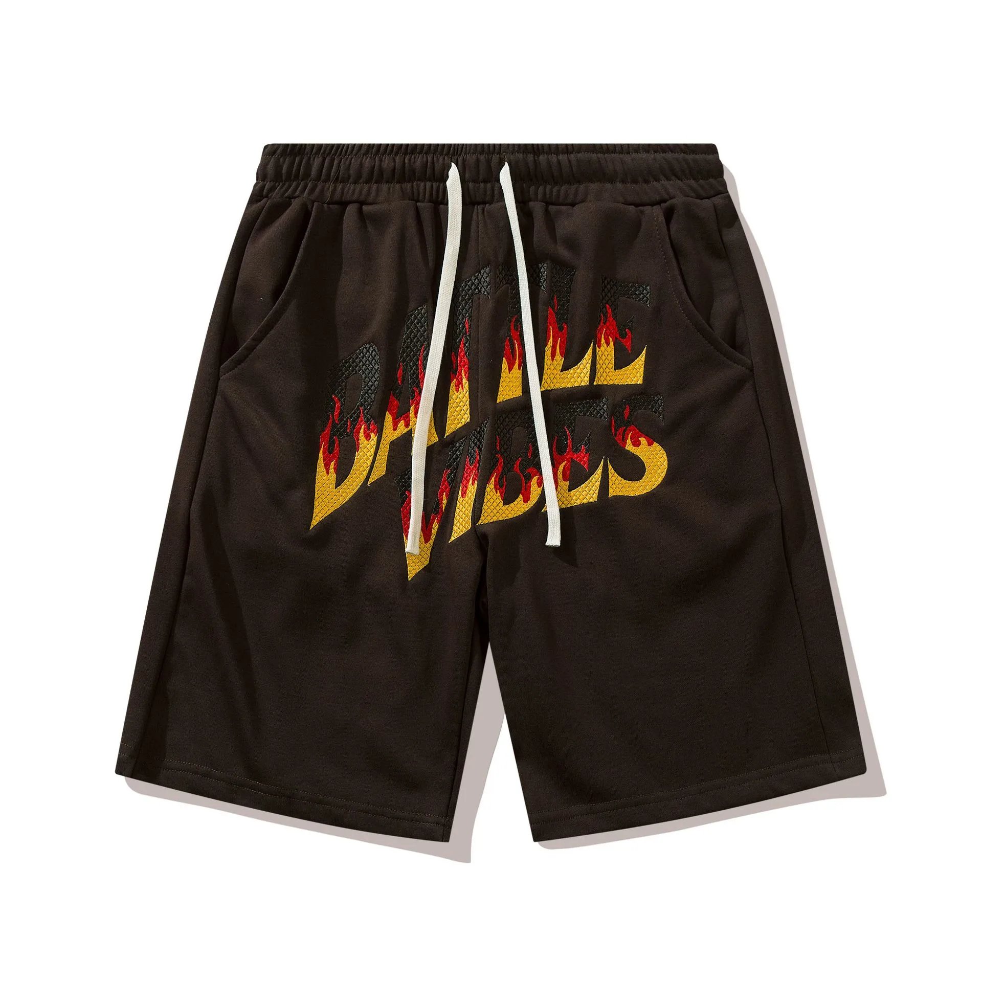Cityloco Shorts Graphic Mesh Basketball — 35 Dark brown