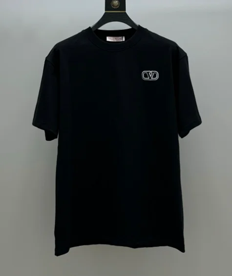 Valentino T-Shirts Logo Print Short-Sleeve T-Shirt product detail image 6