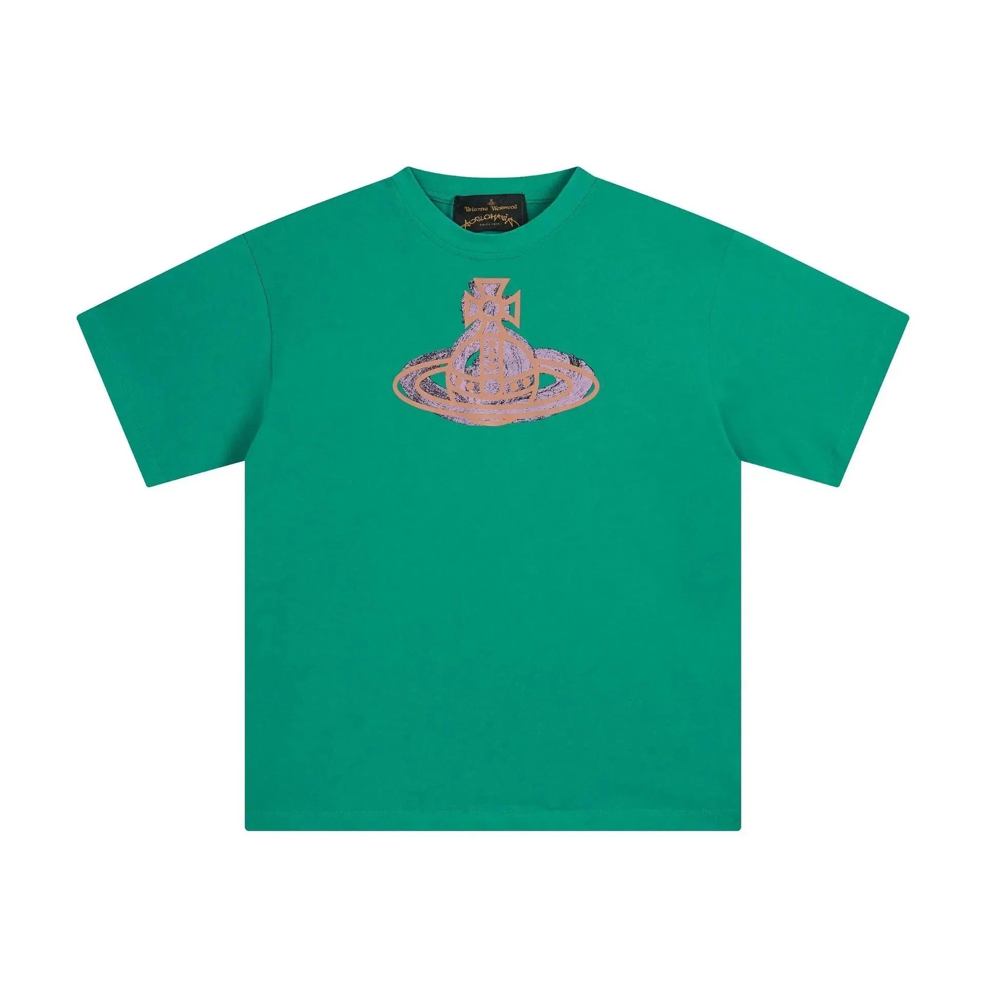 Vivienne Westwood T-Shirts Orb Logo Short-Sleeve T-Shirt — 2515 green
