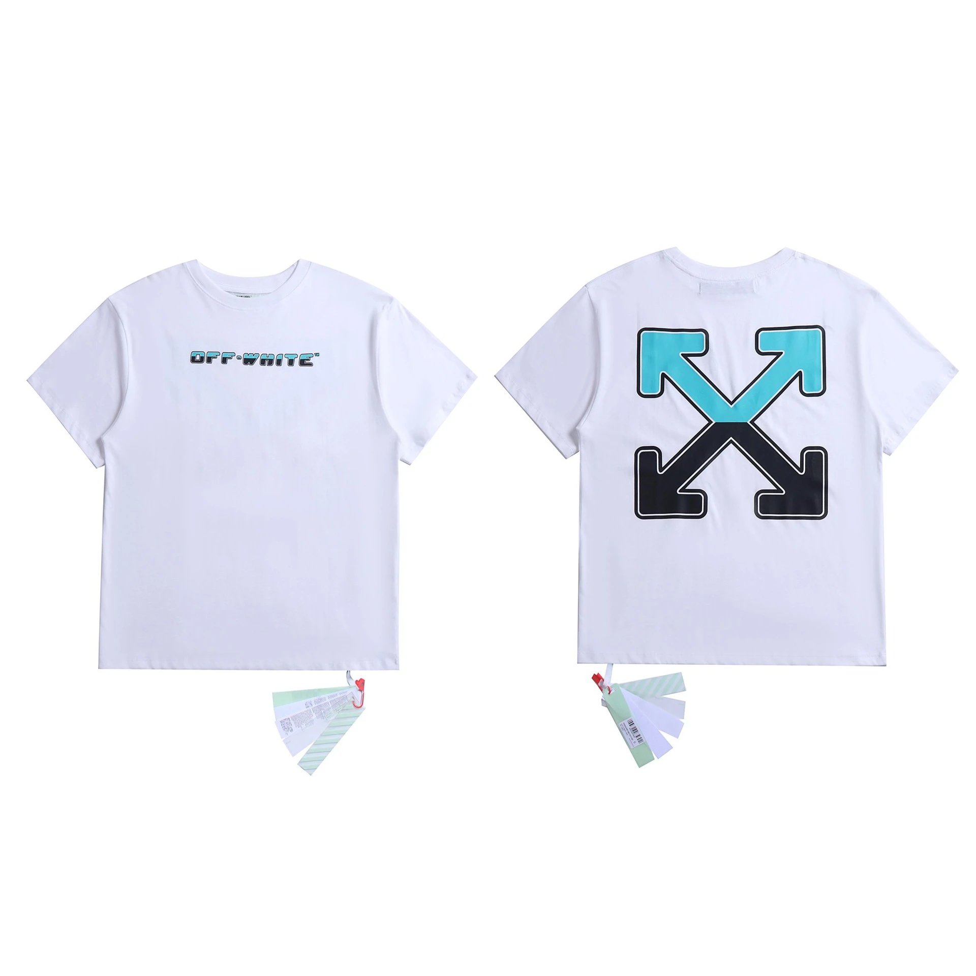 Off-White T-Shirts Graphic Print — 2108 white