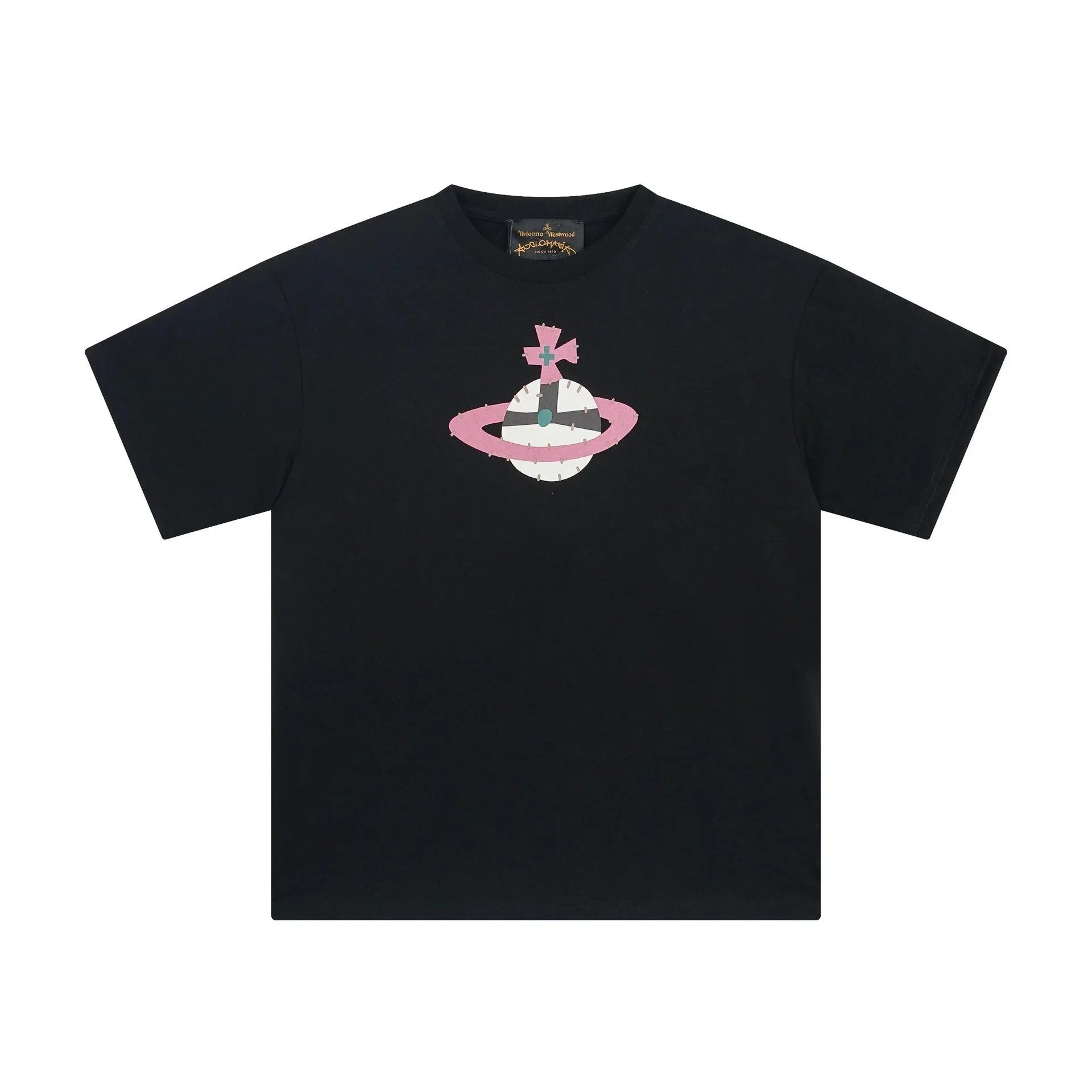 Vivienne Westwood T-Shirts Orb Logo Short-Sleeve T-Shirt — 2501 black