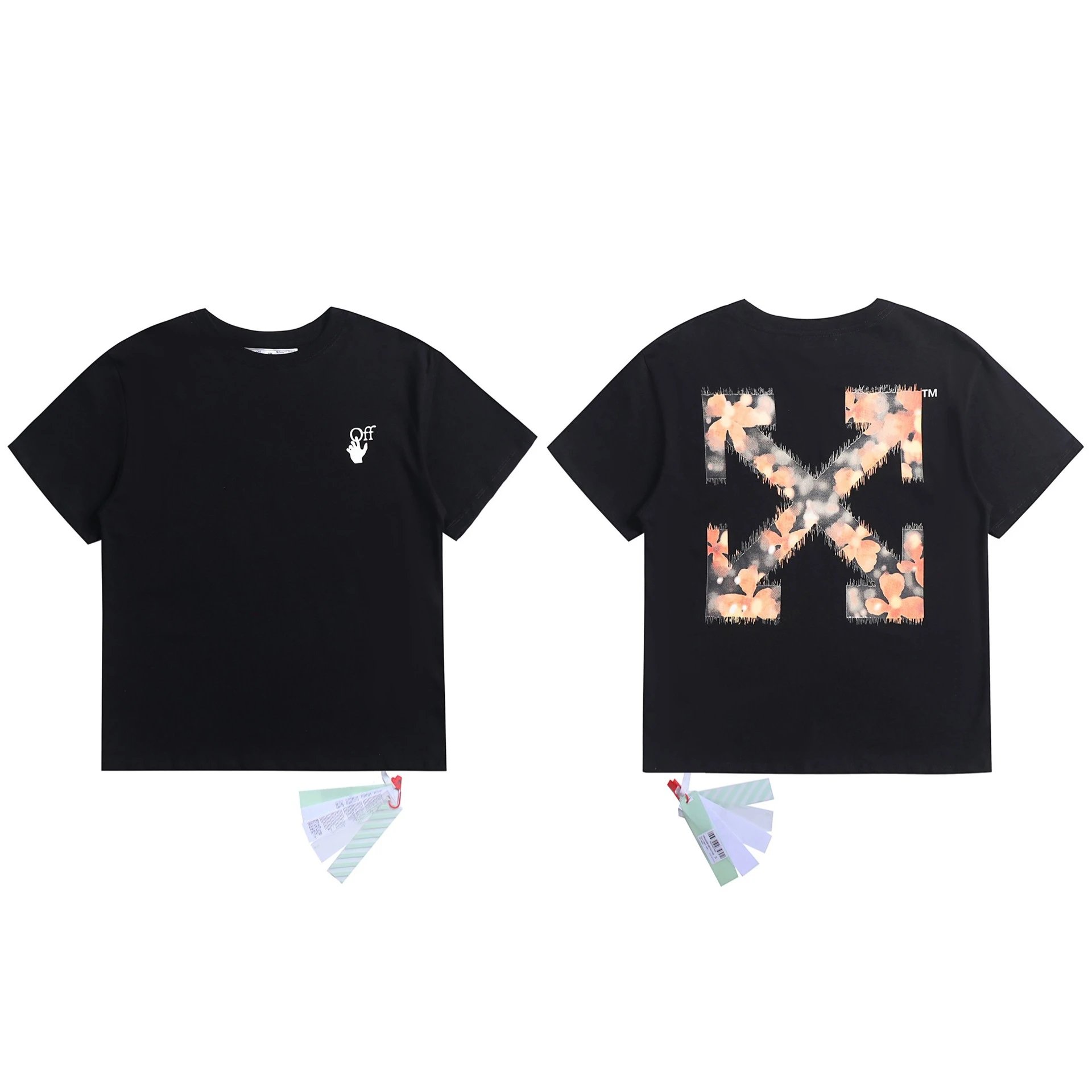 Off-White T-Shirts Graphic Print — 2112 Black