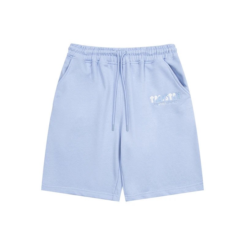 Trapstar T-Shirts Graphic Logo T-Shirt — 6617 Sky-blue shorts