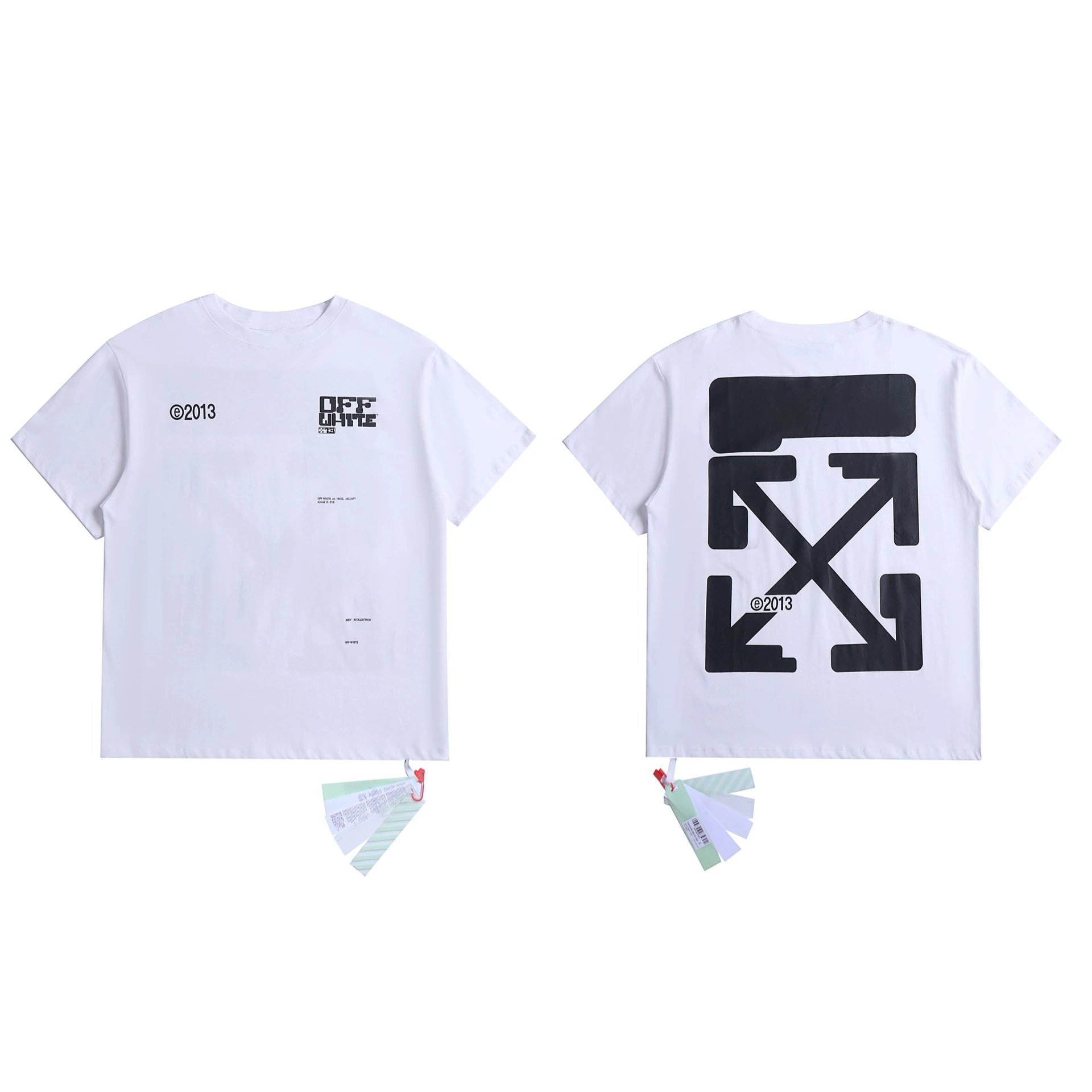 Off-White T-Shirts Graphic Print — 2119 white