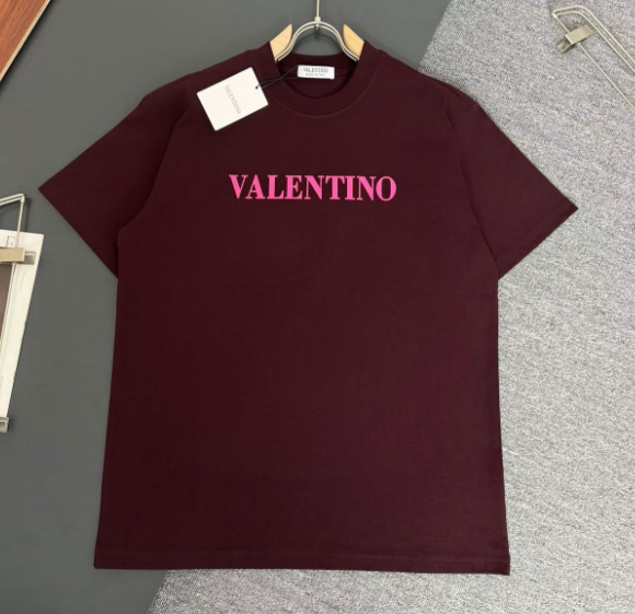 Valentino T-Shirts Logo Print Short-Sleeve T-Shirt — 15
