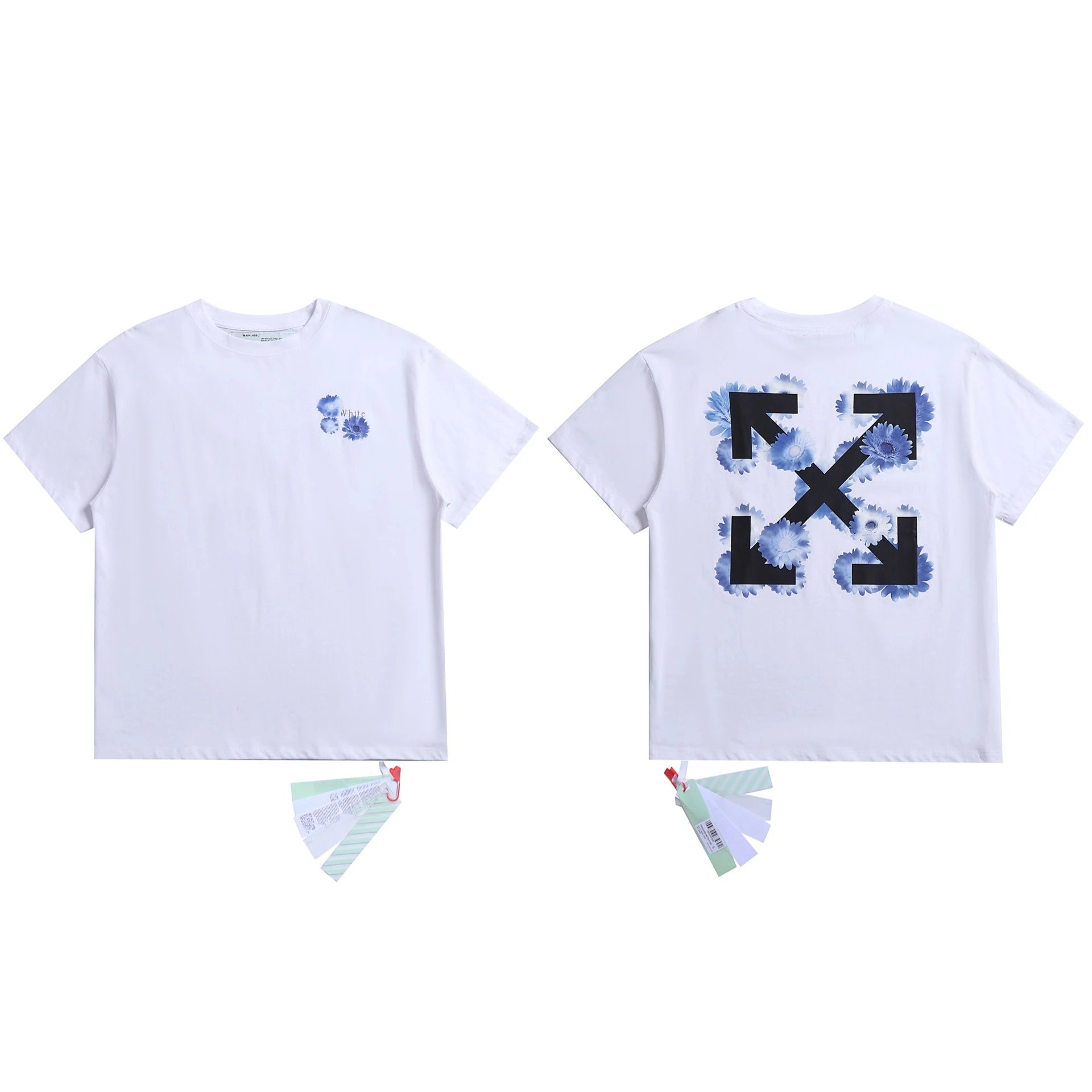 Off-White T-Shirts Graphic Print — 2121 white