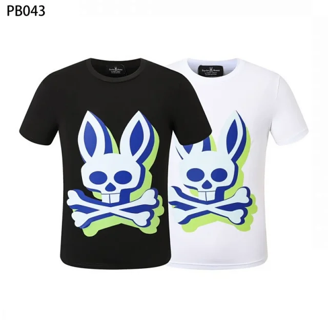 Psycho Bunny T-Shirts Rabbit skull graphic short-sleeve product detail image 8