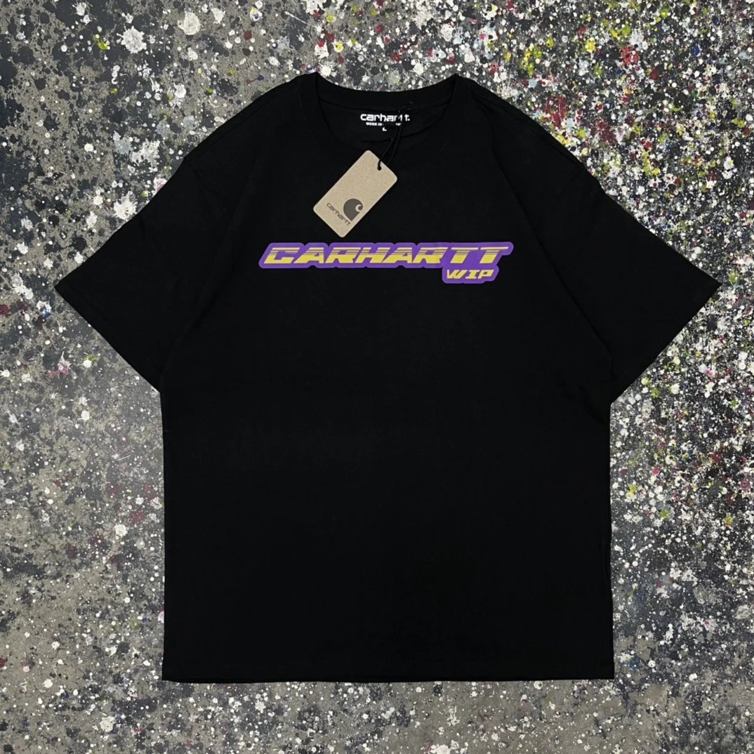 Carhartt T-Shirts Short-Sleeve Graphic Logo T-Shirt — 019 Black