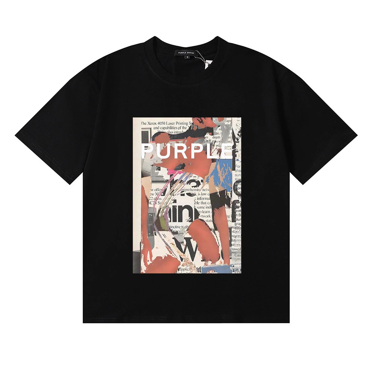 Purple Brand T-Shirts Graphic Print — 3068-2