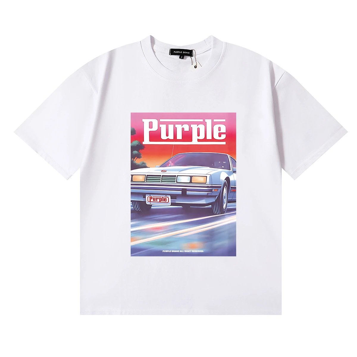 Purple Brand T-Shirts Graphic Print — 3067-2