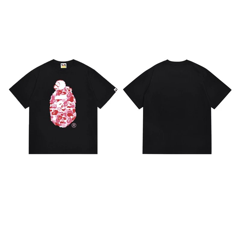 A Bathing Ape T-Shirts Short-Sleeve Graphic T-Shirt — 146 Black Fans