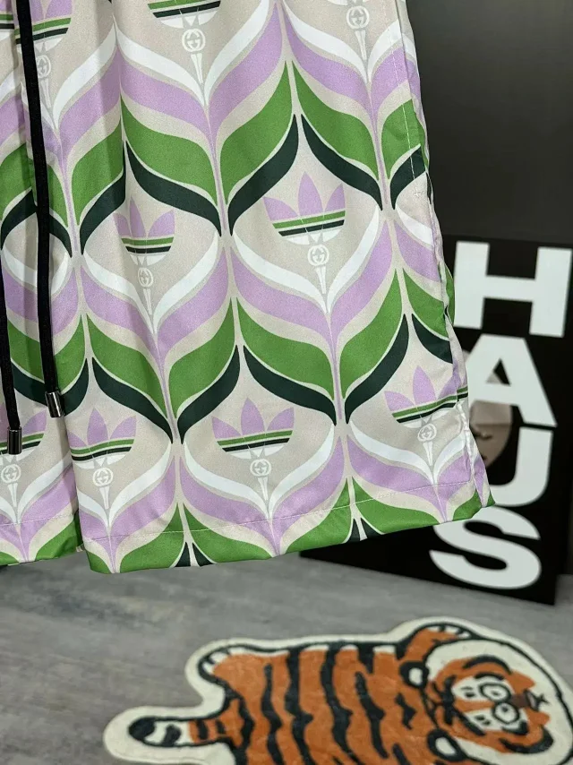 adidas Shorts Trefoil geometric-print drawstring product detail image 12