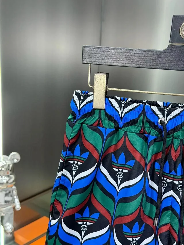 adidas Shorts Trefoil geometric-print drawstring product detail image 17