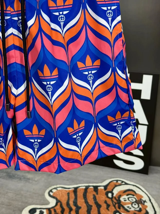 adidas Shorts Trefoil geometric-print drawstring product detail image 28