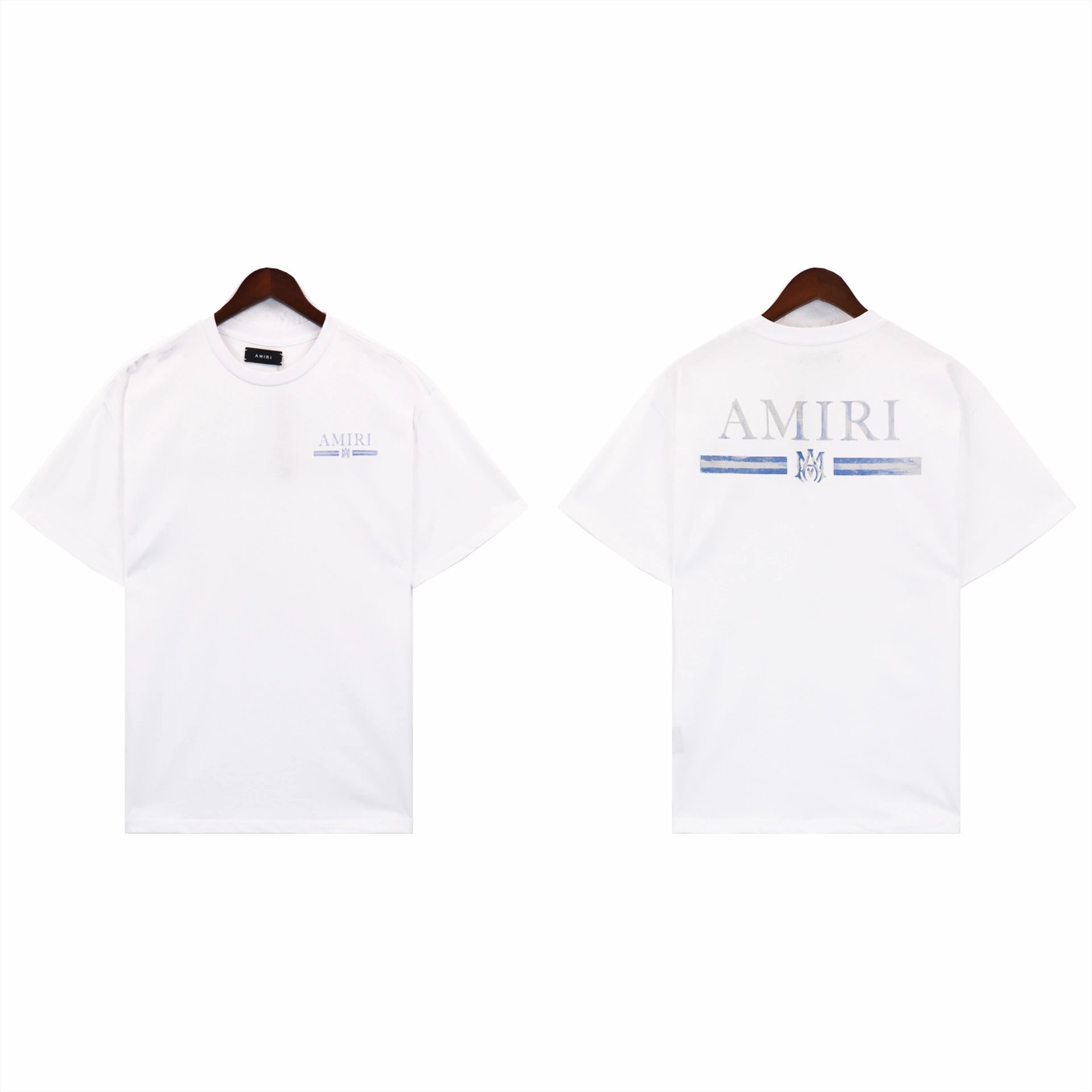 AMIRI T-Shirts Washed Graphic T-Shirt — 2001 white