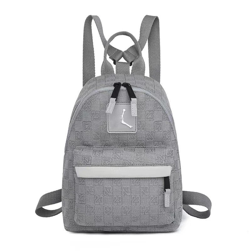 Design Mini Backpack Beige with Brown Accents Casual Backpack - 19