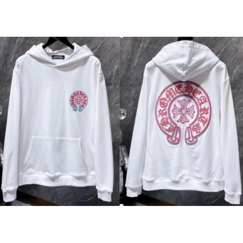 Chrome Hearts Hoodies & Sweatshirts Cross Graphic Pullover Hoodie — 8825 white