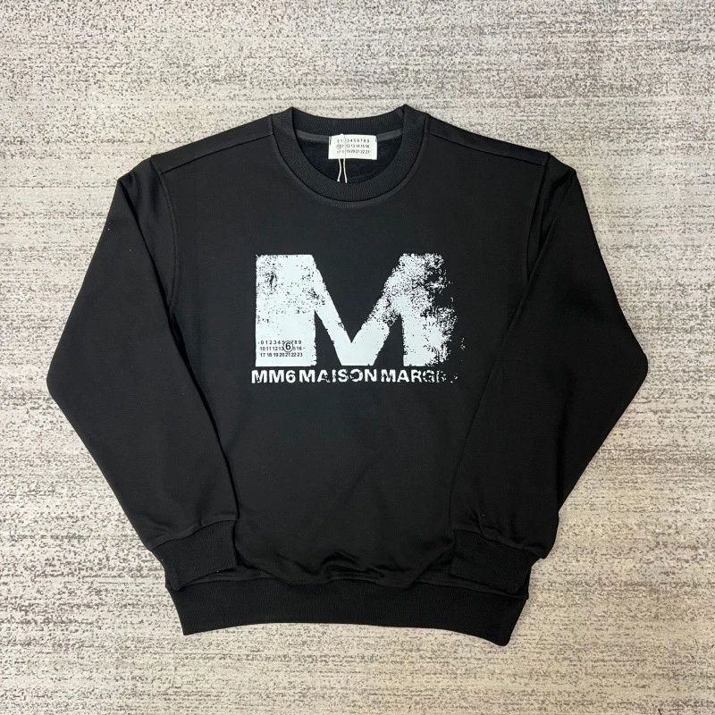 Maison Margiela Hoodies & Sweatshirts MM6 Logo Print Crewneck Sweatshirt image 2