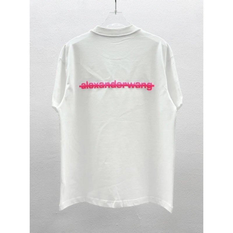 Alexander Wang T-Shirts Graphic Logo T-Shirt — 01-1