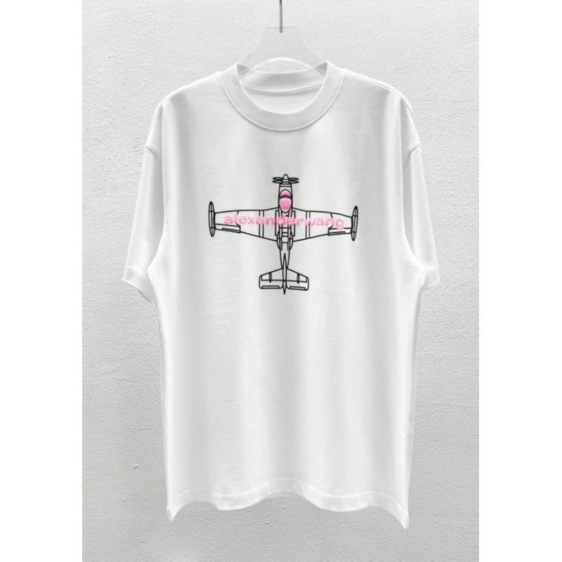 Alexander Wang T-Shirts Graphic Logo T-Shirt — 15-2