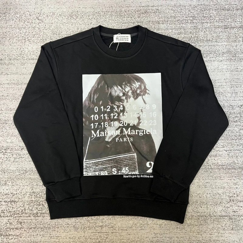 Maison Margiela Hoodies & Sweatshirts MM6 Logo Print Crewneck Sweatshirt — 45