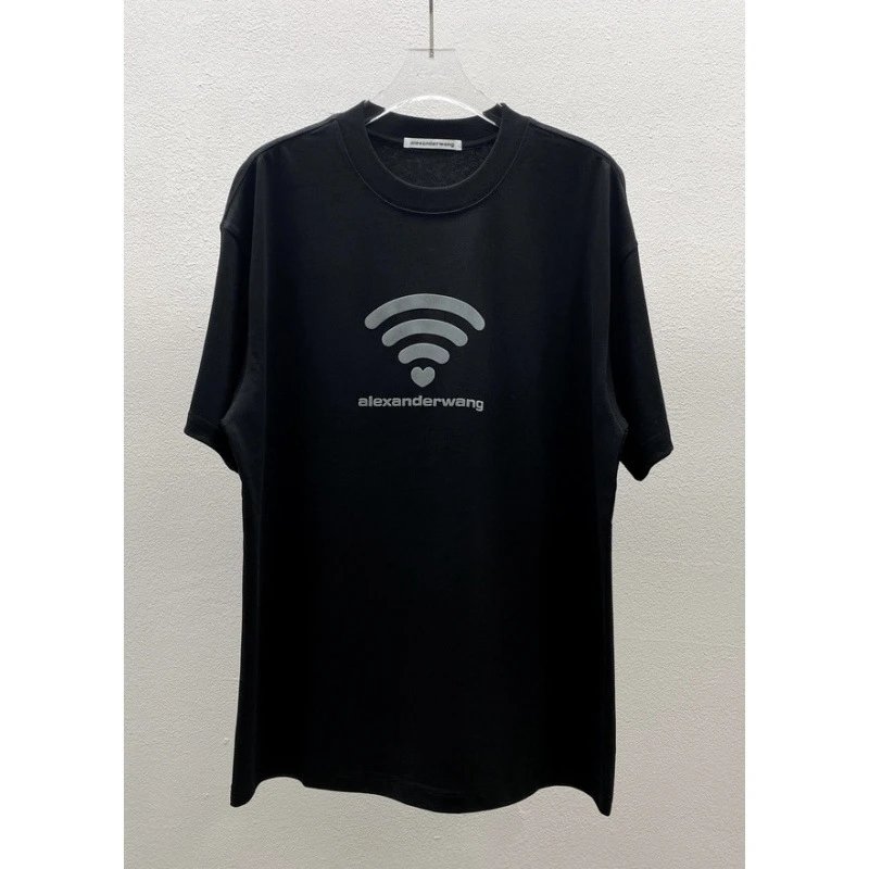 Alexander Wang T-Shirts Graphic Logo T-Shirt — 21-2